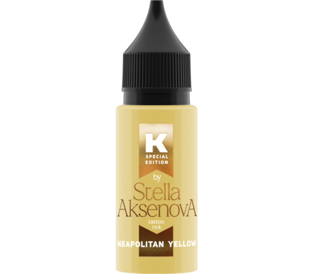 Neapolitan Yellow КРАСКА Tattoo Ink by Stella Aksenova