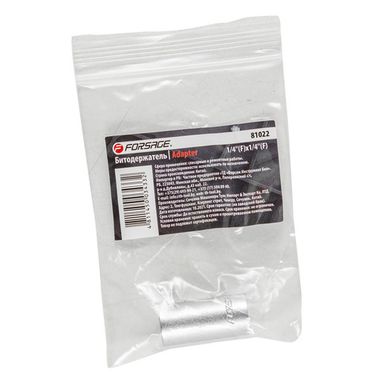 Битодержатель 1/4''(F)x1/4''(F)(HEX) (L-25мм) Forsage F-81022