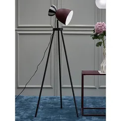 Торшер Anniken, Ø37х145 см, черный/белый/сливовый