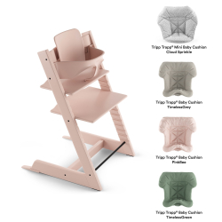 Пластиковая вставка Stokke Baby Set для стульчика Tripp Trapp Serene Pink, розовый