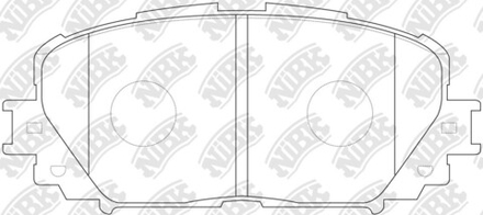 Тормозные колодки NIBK PN-1518 (AN-715)
