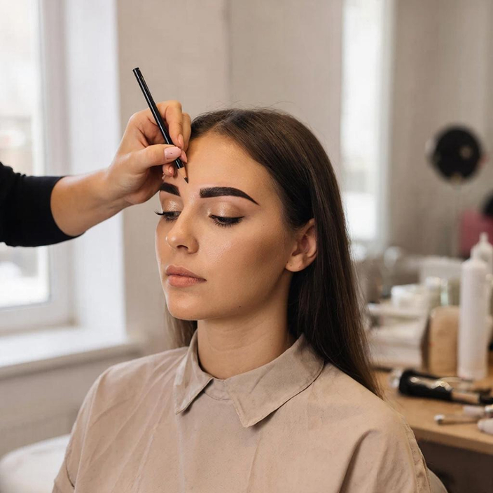 Оформление бровей