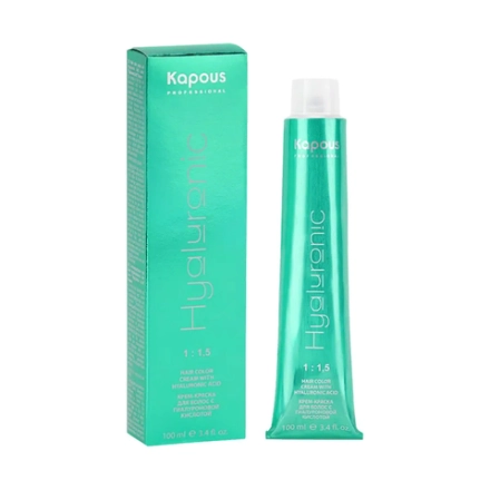 10.012 крем-краска для волос с гиалуроновой кислотой, платиновый блондин прозрачный табачный / HY 100 мл