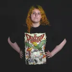 Футболка Попзилла Черная