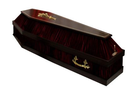 Гроб "БОЯРСКИЙ" ламинат/ткань