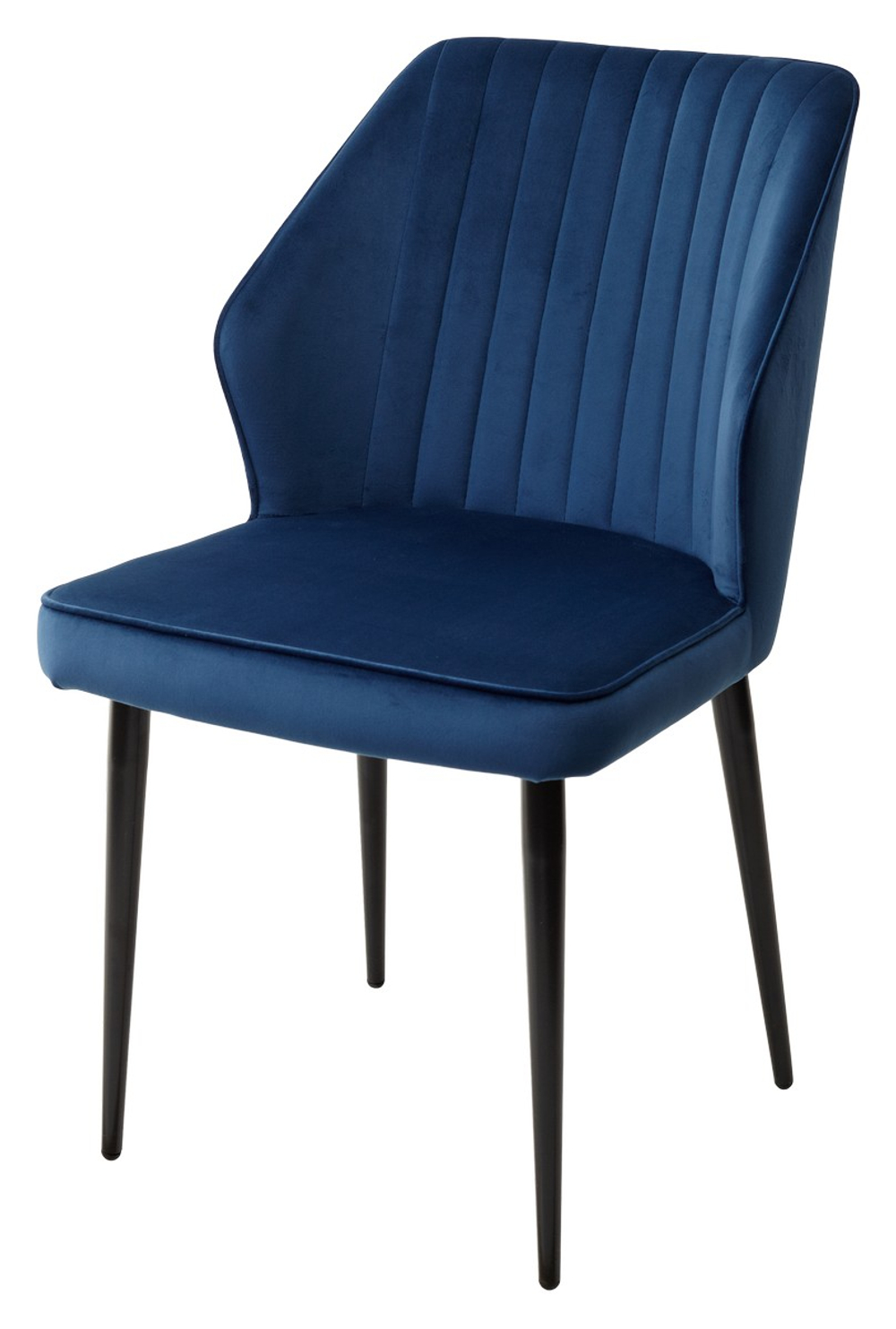 Стул М-City DISAUR Сиэтл -В (Seattle-V) Синий 29, Велюр, Черный каркас