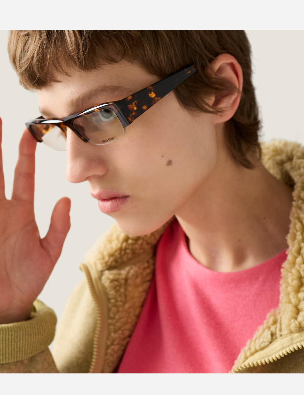 Солнцезащитные очки Miu Miu Vedette Blue-ray Transparent Lenses