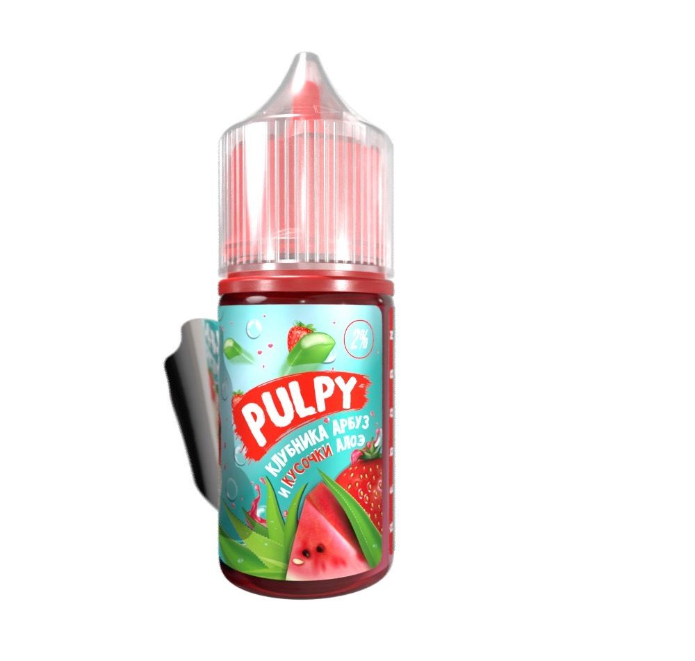 Monashka Pulpy Salt - Strawberry Watermelon Aloe (Клубника Арбуз Алоэ), 30 мл