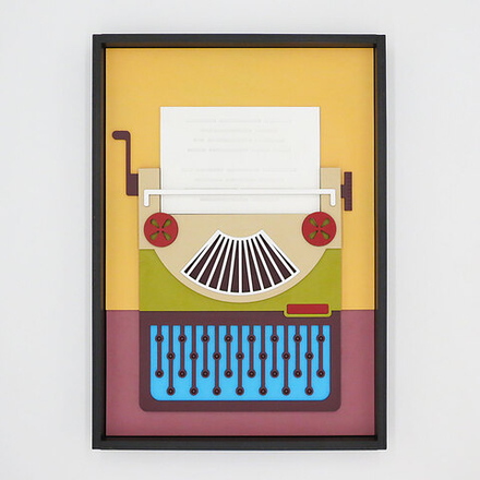 Typewriter / Пишущая машинка — Картина Поп-арт