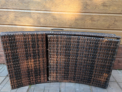 Шезлонг складной из искусственного ротанга Ливерпуль цвет Шоколад