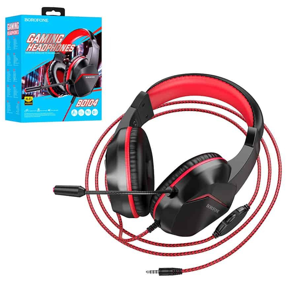 Игровая гарнитура BOROFONE BO104 (красный)