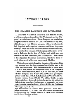 Grammar of the Chaldee language. As contained in the Bible and the Targums | Georg Benedict Winer