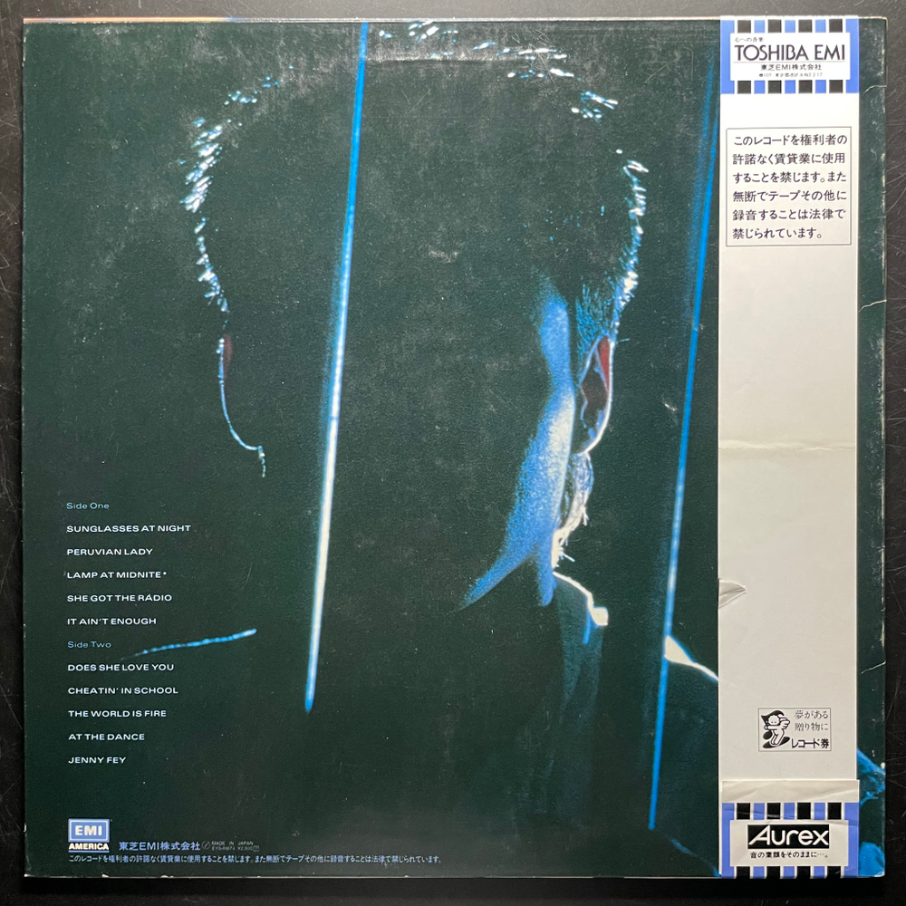 Corey Hart ‎– First Offense (Япония 1984г.) Promo