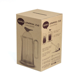 Кувшин sparrow с ложкой, белый с черным