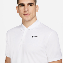Мужское теннисное поло Nike Dri-Fit Polo Men - White