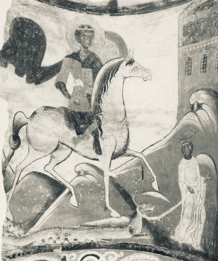 Георгий, убивающий дракона. И меня тоже