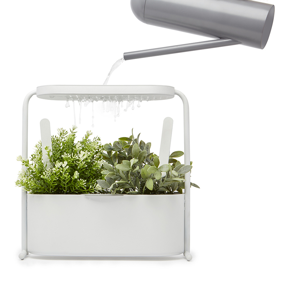 Кашпо для комнатных растений Giardino белое, Umbra