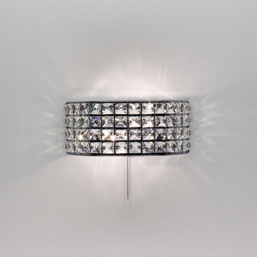 Citilux Портал CL324301 Бра хрустальное с выключателем Хром