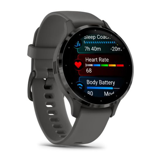 Умные часы Garmin Venu 3S черный/темно-серый