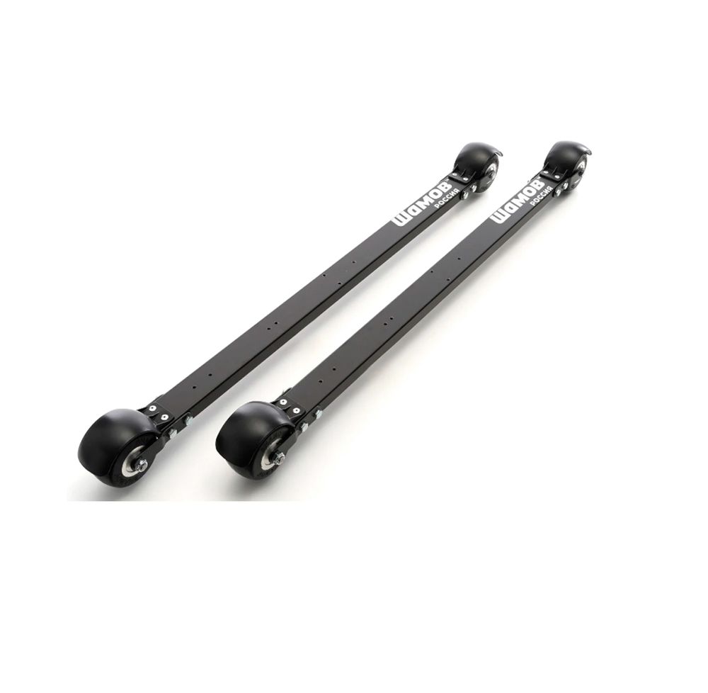 Лыжероллеры классические Shamov 05-1 тип Elpex, каучук, диаметр 74 мм,скорость колес №3