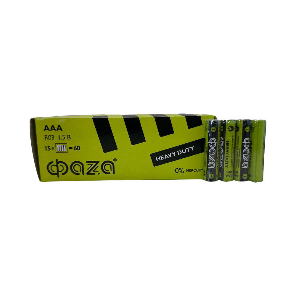 Батарейка Фаза R03/4В  60шт/1200