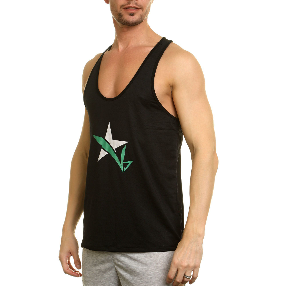 Черная майка с логотипом Van Baam (Размер: S) (Цвет: черный)