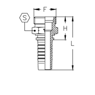 Фитинг DN 08 DKO-S (Ш) 18x1.5 10