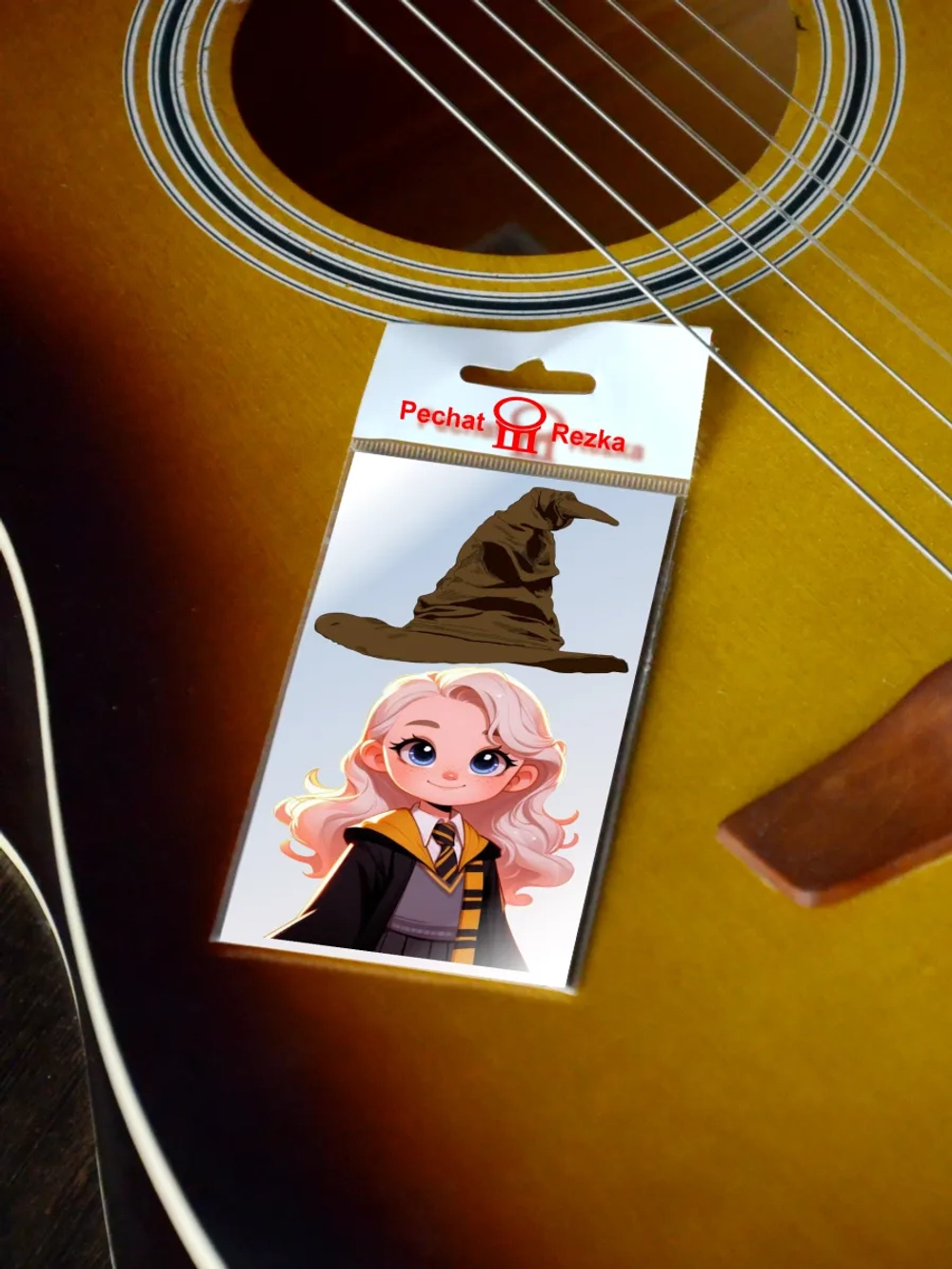 Стикеры - Волшебница и волшебная шляпа