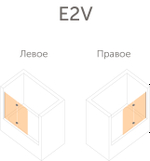 Душевая шторка на ванную Vegas Glass E2V LUX ST профиль черный матовый, стекло сатин