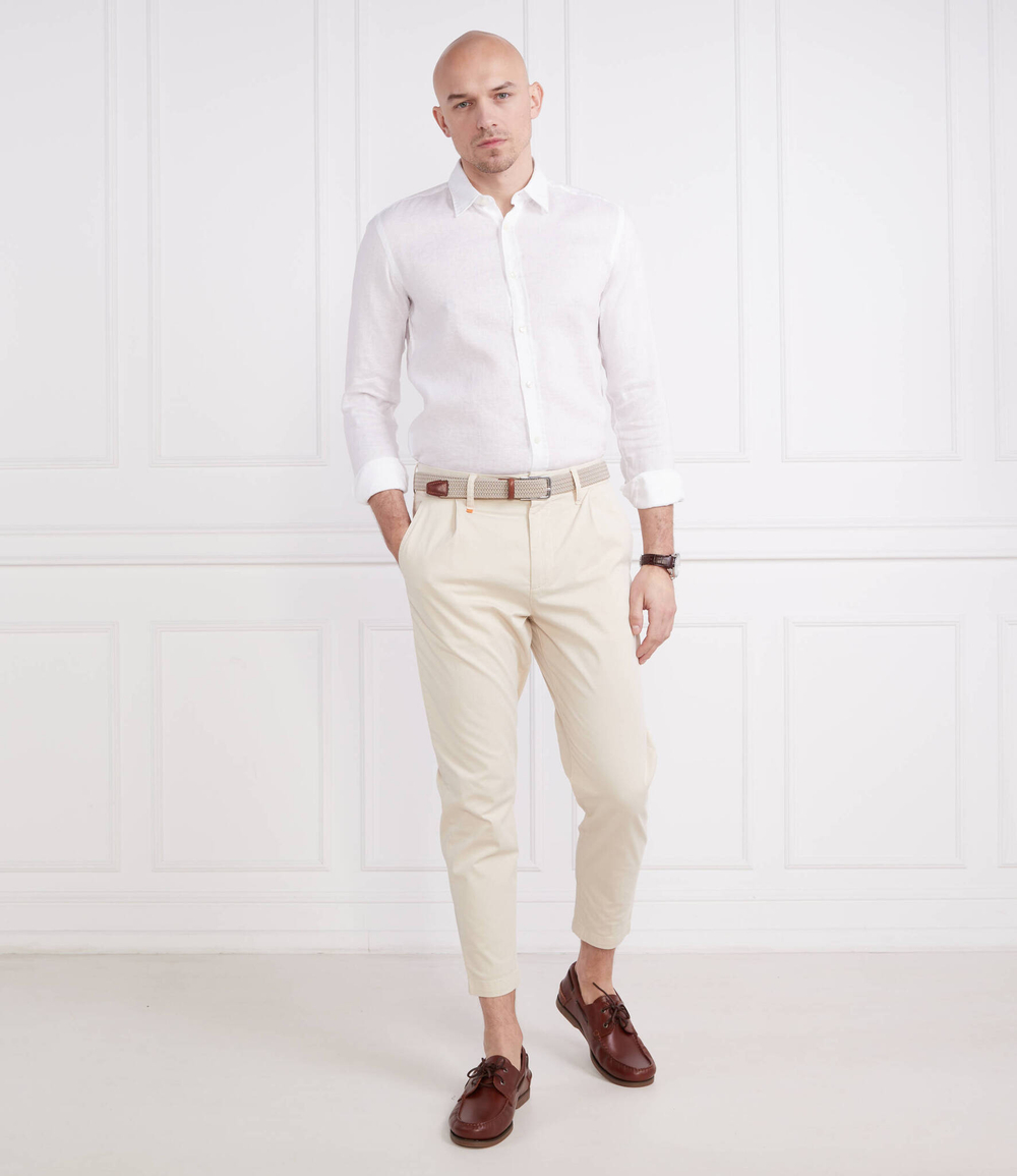 штаны schino-shyne BOSS ORANGE - бежевый(50489106)