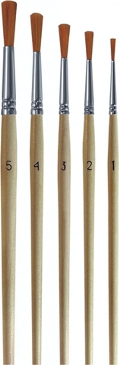 Кисть Синтетика круглая №3 Школьник (Альбатрос)