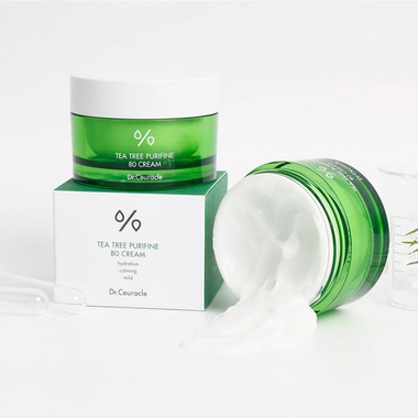 Крем для проблемной кожи с 80% чайного дерева DR.CEURACLE Tea Tree Purifine 80 Cream