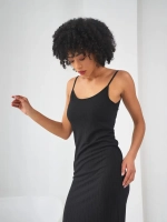 Платье летнее трикотажное лапша