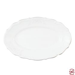 Блюдо овальное плоское 22 см Repast Свадебный узор