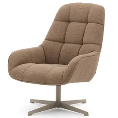 Крутящееся кресло Jaspe, светло-коричневое