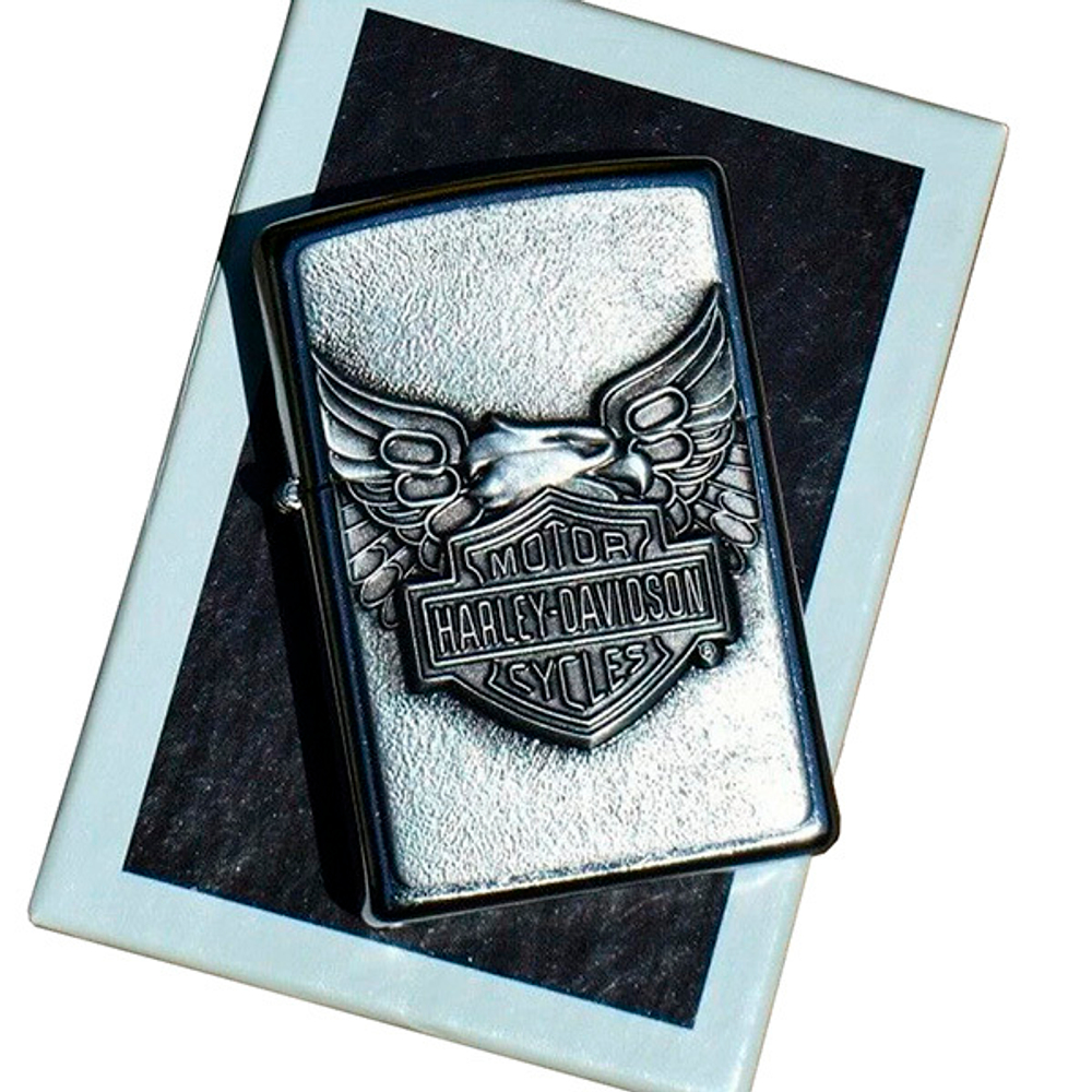 Зажигалка Zippo Harley-Davidson с покрытием Street Chrome