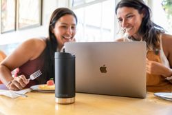 Термокружка Klean Kanteen TKWide Cafe Cap 12oz (355 мл) Black