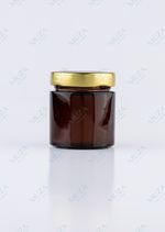 Баночка темное стекло с металл. крышкой 200 мл.
