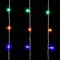 Светодиодный занавес 2*3 м., 600 разноцветных LED ламп, прозрачный провод ПВХ, LTC (PCL602-10-2M)