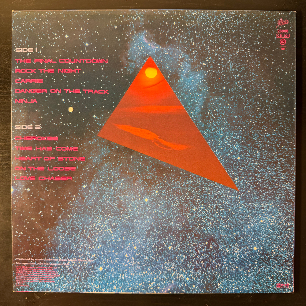 Виниловая пластинка Europe - The Final Countdown LP