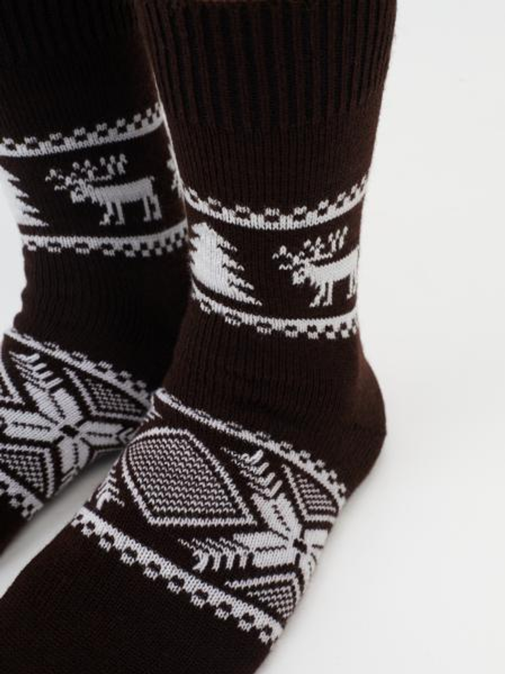 Носки мужские Н007-13 коричневые