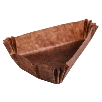 Тарталетка, коричневая, форма треугольник, 10,2 х 10,2 х 7,5 х 2,5 см