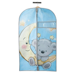 Чехол для одежды "Мишка", Д1000 Ш600, голубой