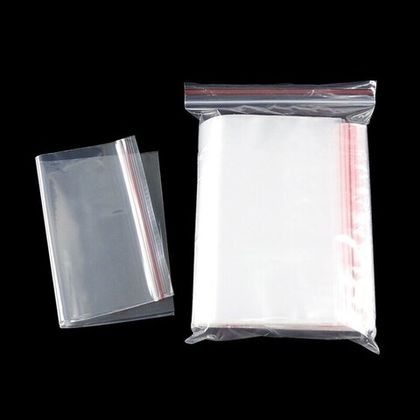 Пакеты грипперы с Zip-Lock замком прозрачные 45 мкм