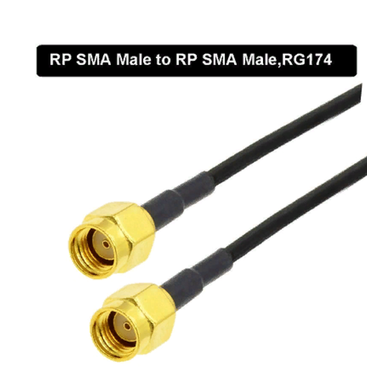 SMA кабель-удлинитель RG174 (тип C) 2м