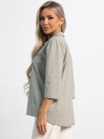 Блуза Сны луговых эльфов (оливковая) Б15309-18М LT Collection