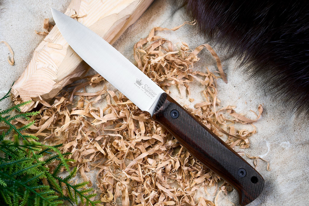 🏆Туристический нож Forester AUS-10Co (Cryo) Орех