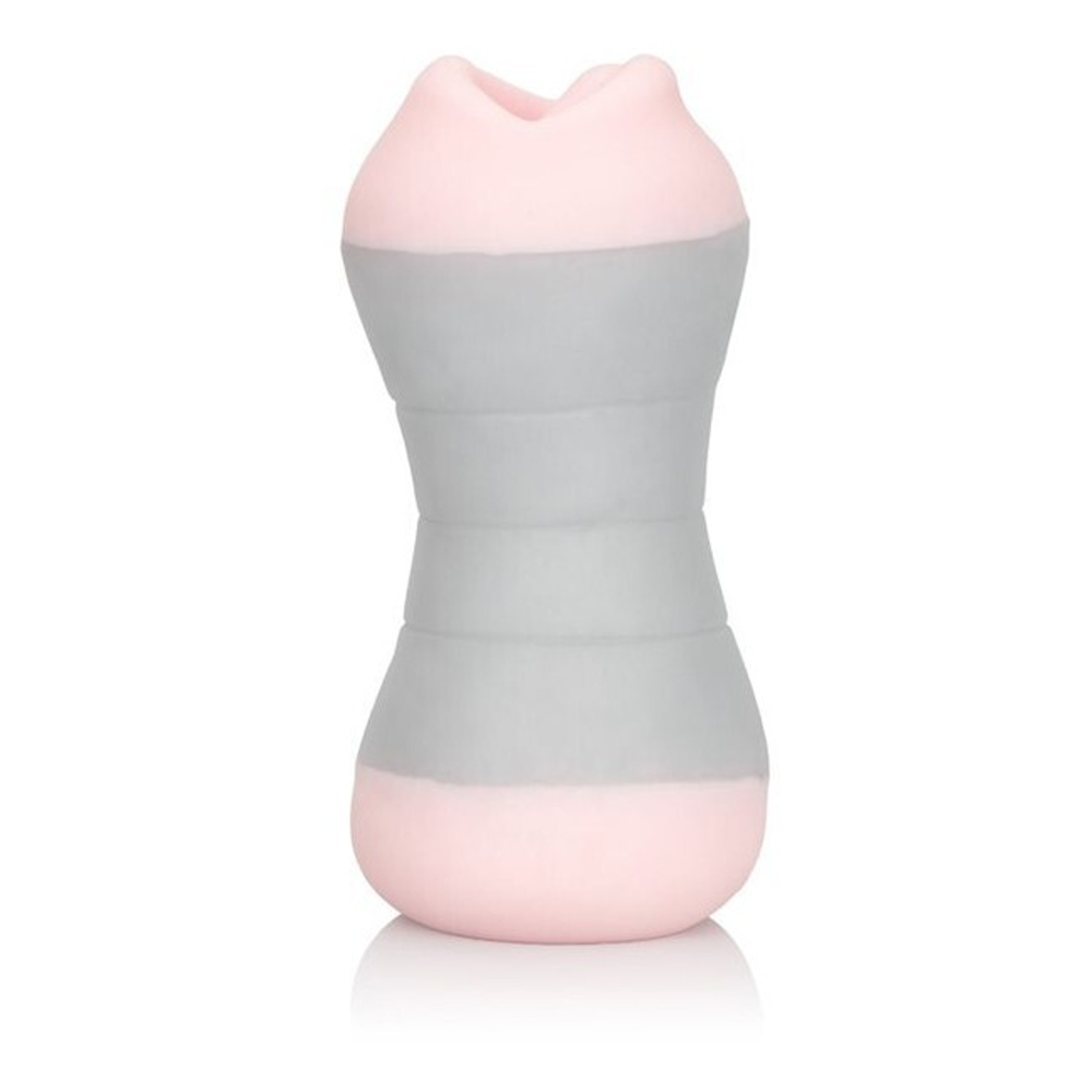 Двойной маструбатор COLT Double Down Masturbator (Цвет: телесный с серым)