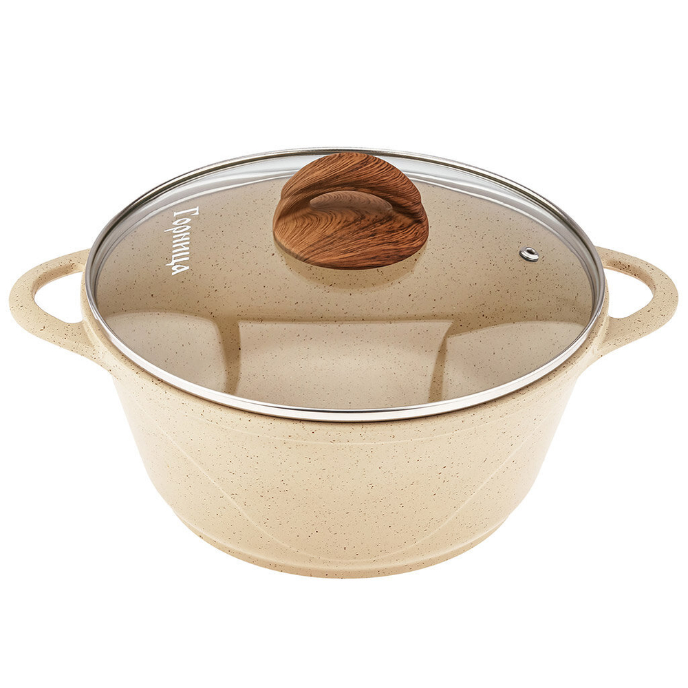 Кастрюля Горница, с антипригарным покрытием, для индукции, 3 л