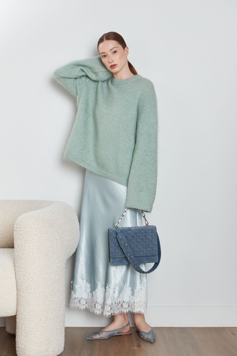 BAD GIRL LARGE BAG BLUE